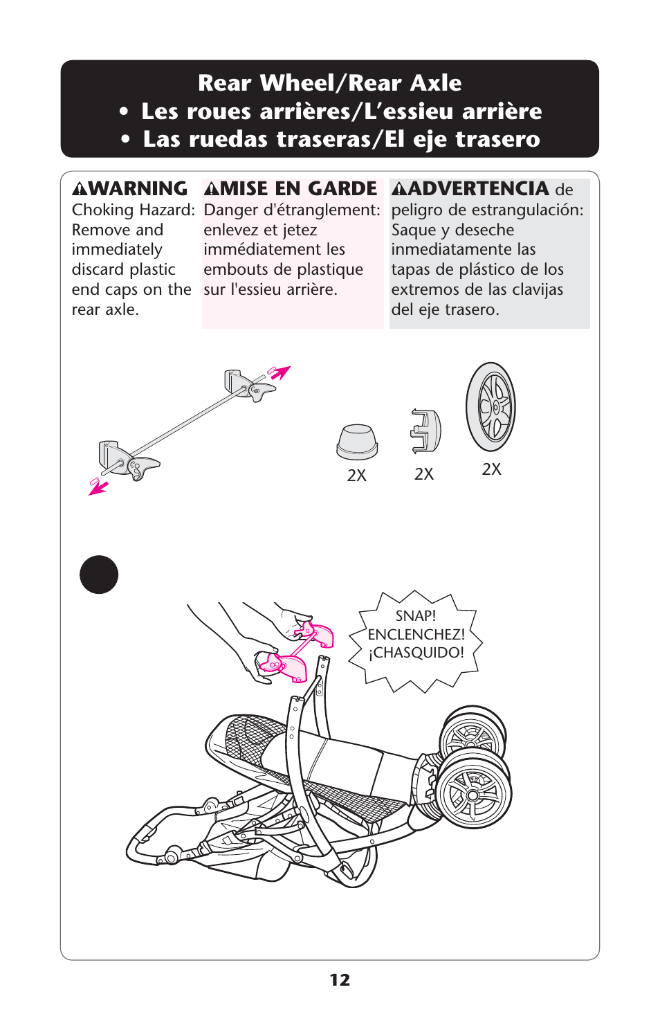 2ear s s | Graco 1760752 User Manual | Page 12 / 36