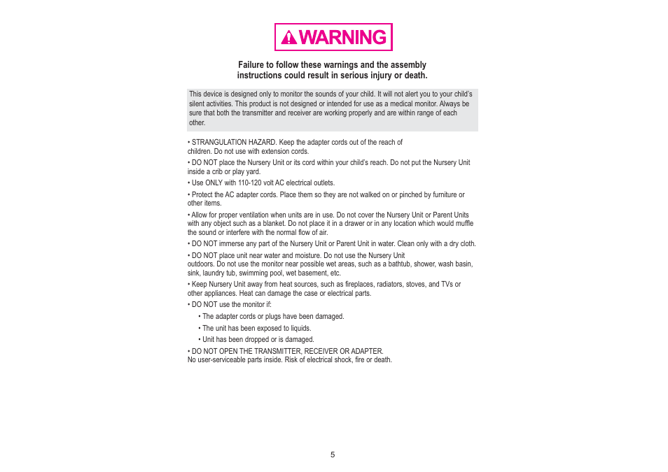 Graco UltraClear 2755 User Manual | Page 5 / 24