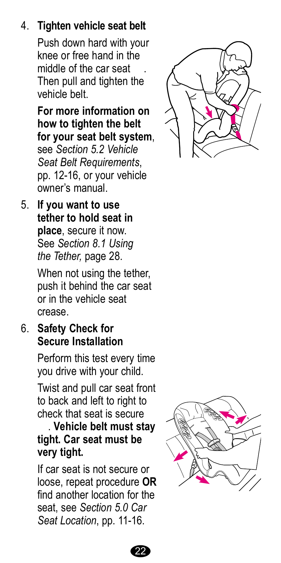 Graco CarGo 8485 User Manual | Page 22 / 68
