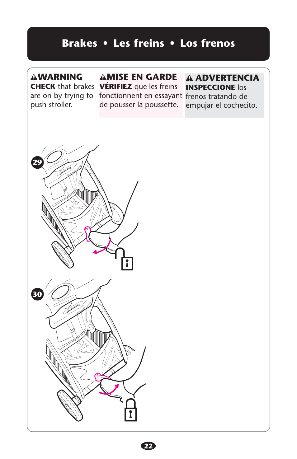 Rakes, Warning, Mise en garde | Advertencia | Graco 1755755 User Manual | Page 22 / 132