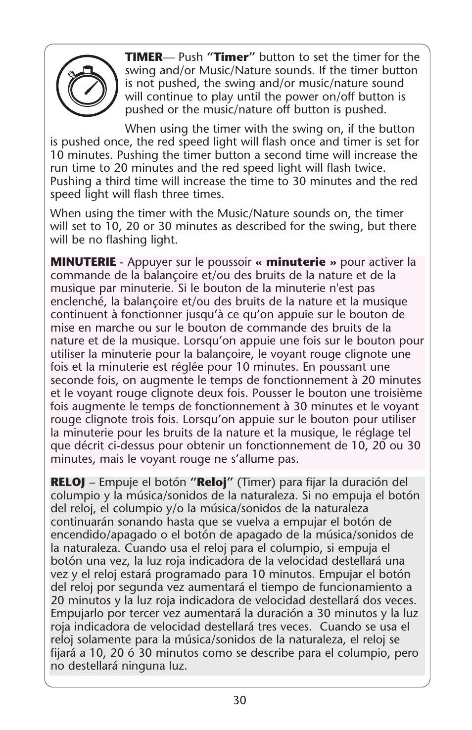 Graco 1D02JON User Manual | Page 30 / 48