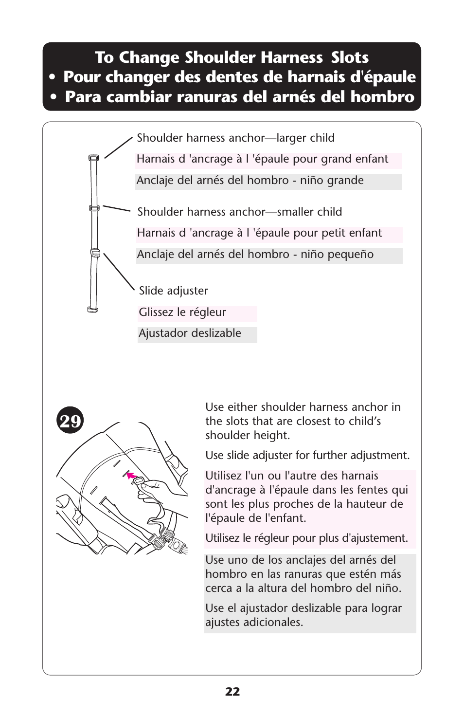4o s s | Graco MetroLite 1763281 User Manual | Page 22 / 40