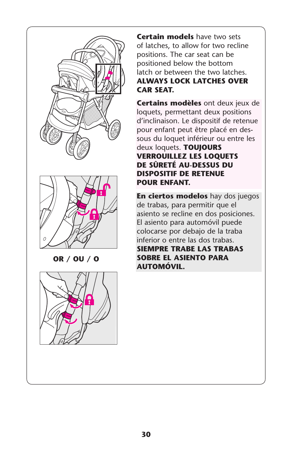 Graco MetroLite 1763281 User Manual | Page 30 / 40
