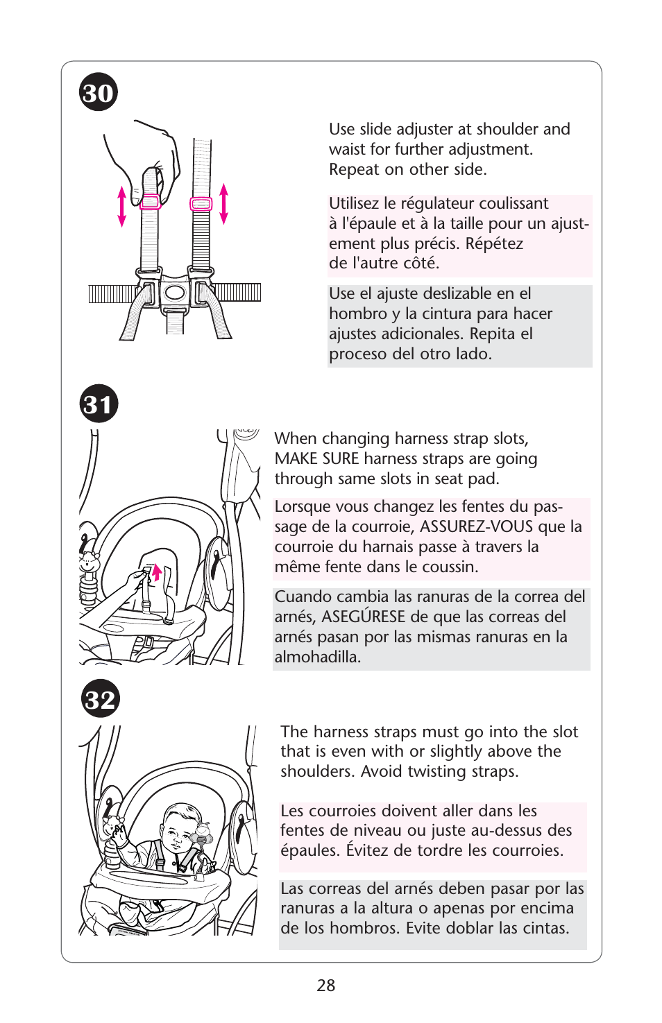 Graco Swing 'N Bounce 1764336 User Manual | Page 28 / 52