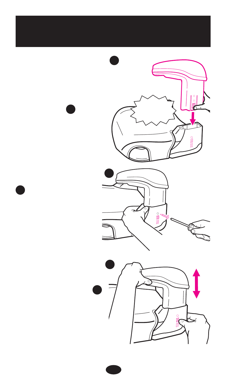 Montar del asiento para niños | Graco 8498 User Manual | Page 47 / 76
