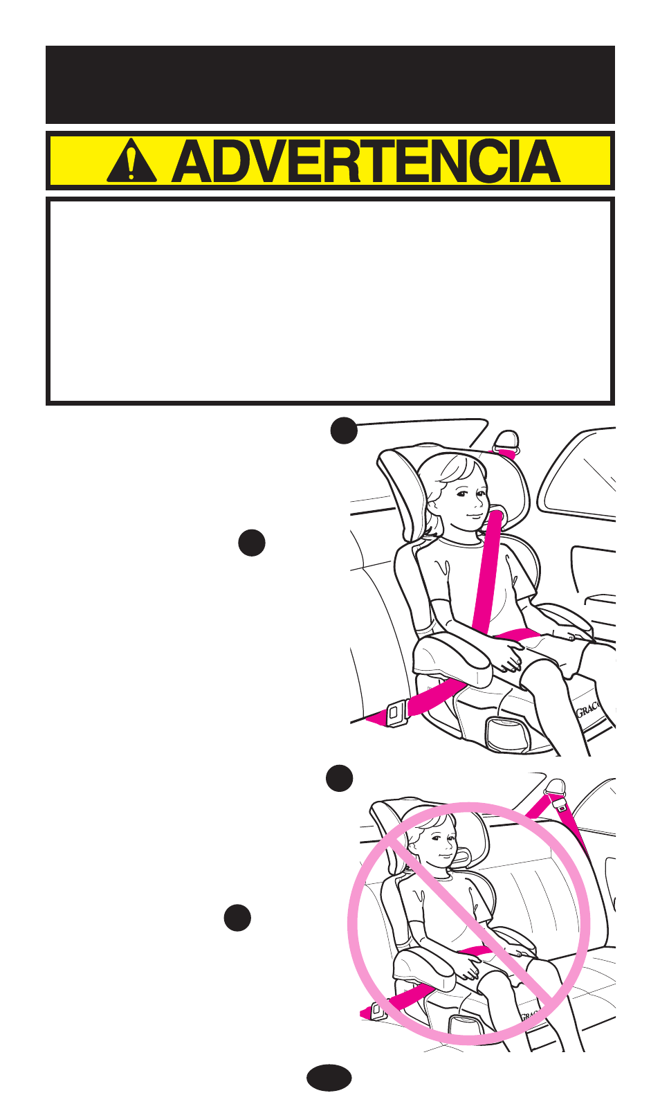 Usar su asiento para niños de graco | Graco 8498 User Manual | Page 59 / 76