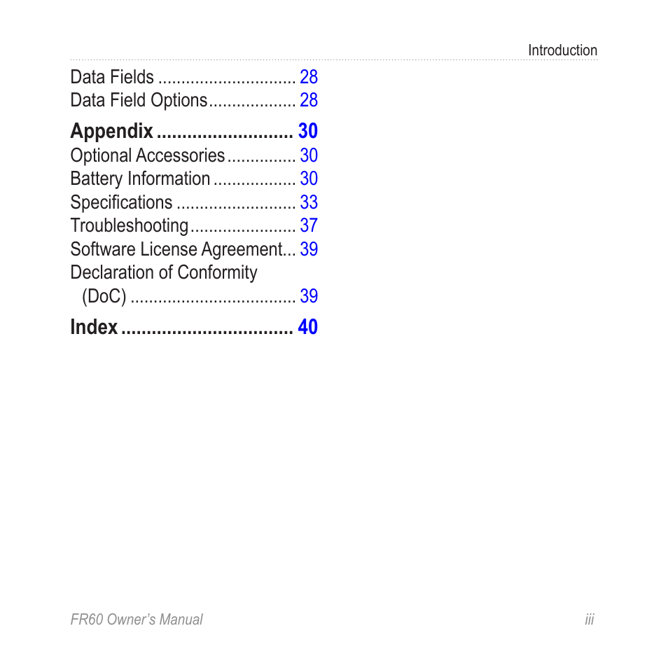 Graco FR60 User Manual | Page 5 / 48