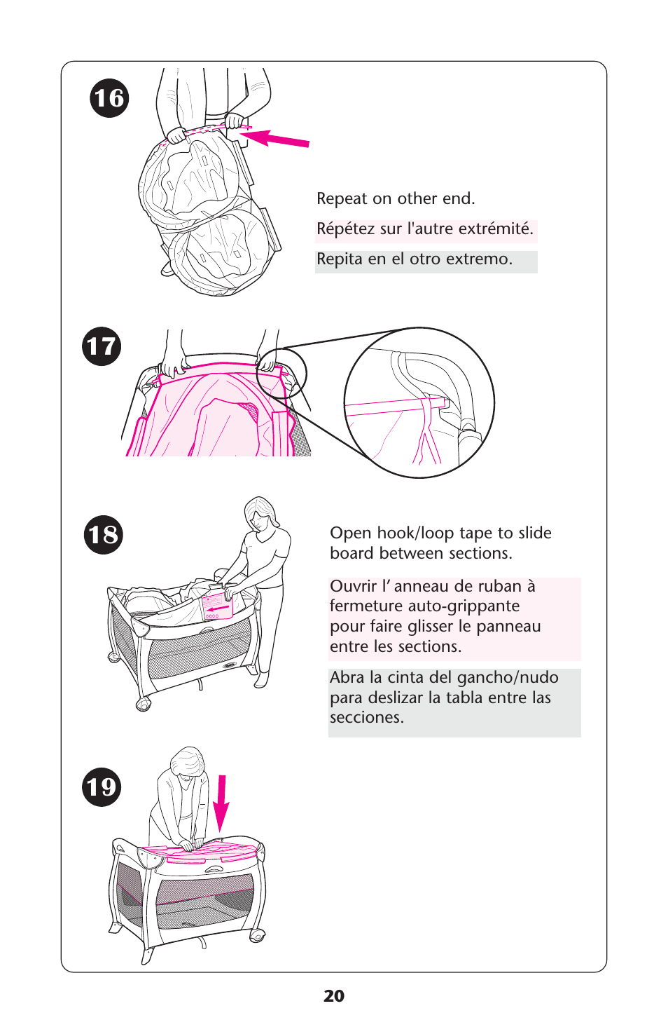 Graco Pack 'n Play ISPP067AC User Manual | Page 20 / 24