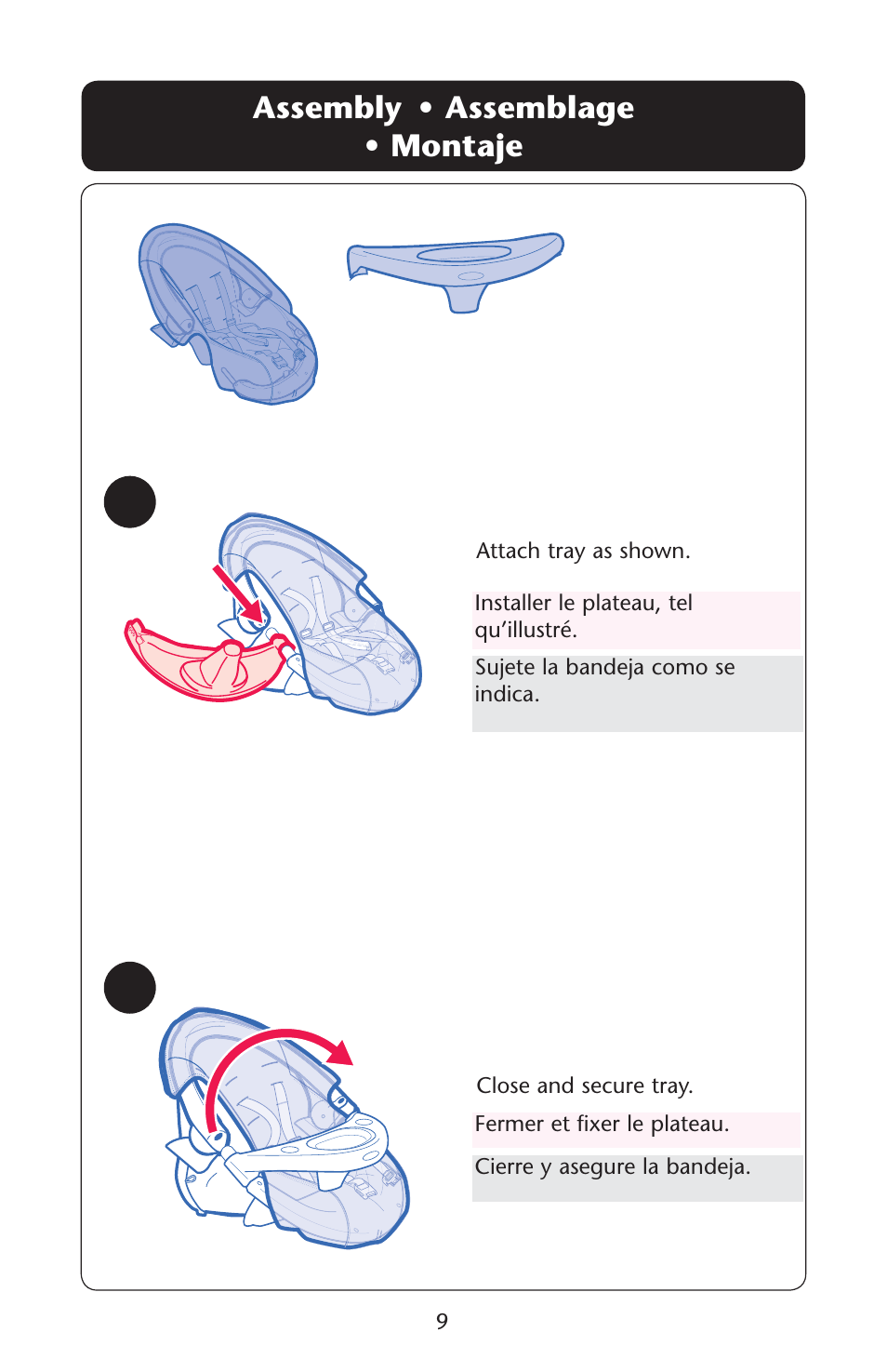 Ssembly s | Graco Silhouette 1762256 User Manual | Page 9 / 40