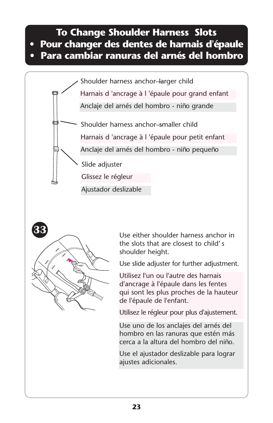 Graco 1760818 User Manual | Page 23 / 112