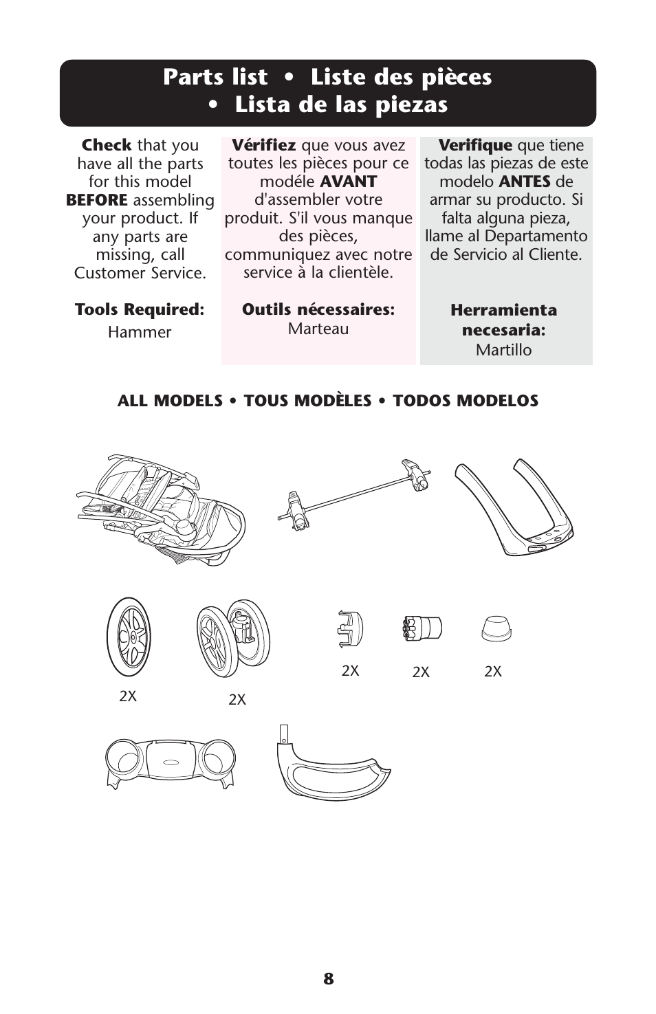 Graco 1760818 User Manual | Page 8 / 112