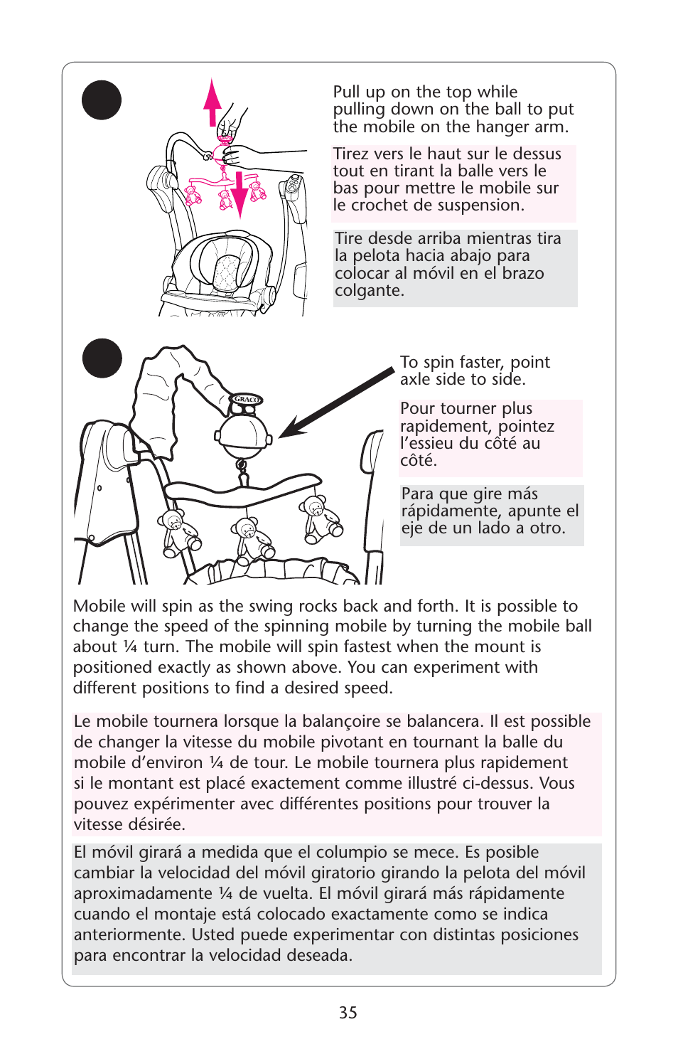 Graco Silhouette 1761304 User Manual | Page 35 / 44