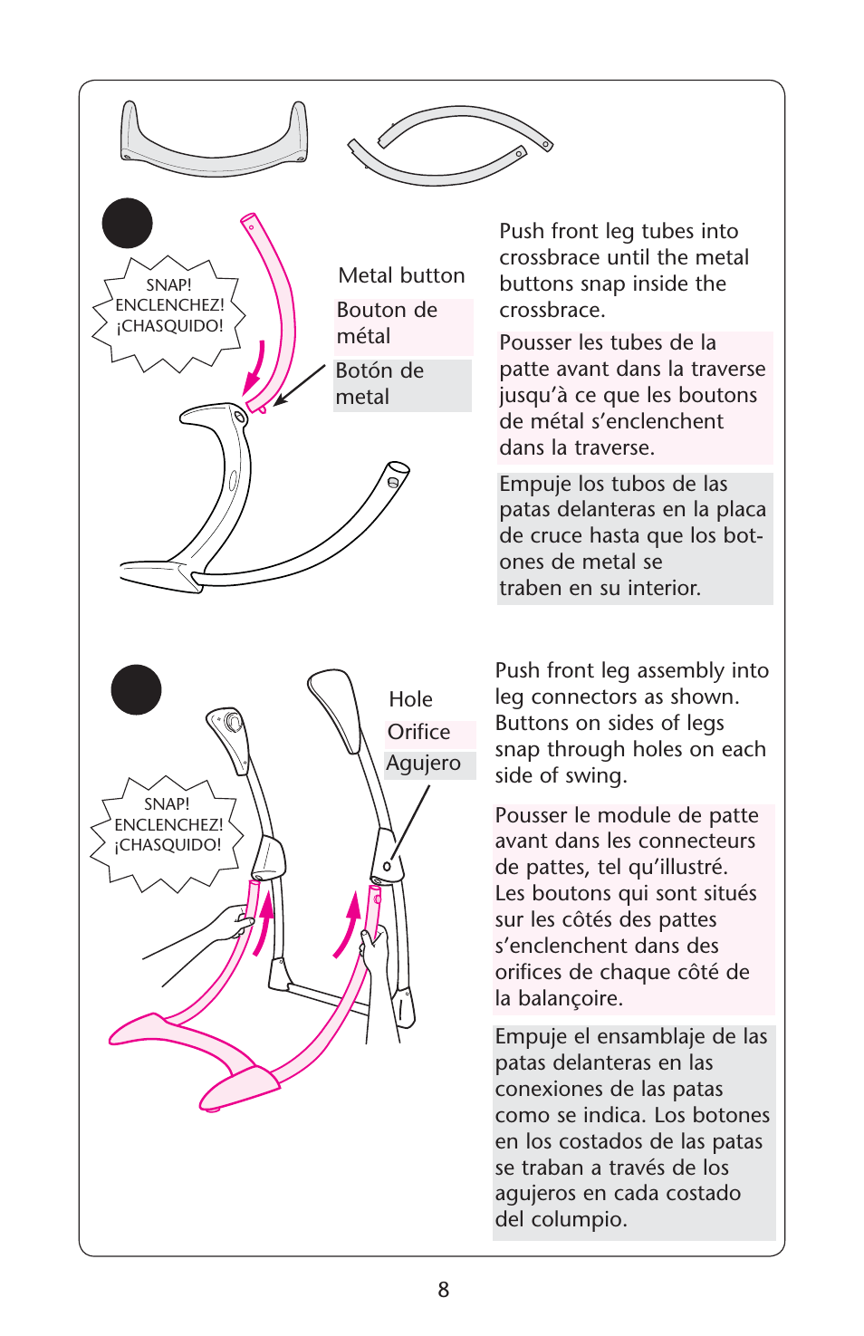 Graco Silhouette 1761304 User Manual | Page 8 / 44