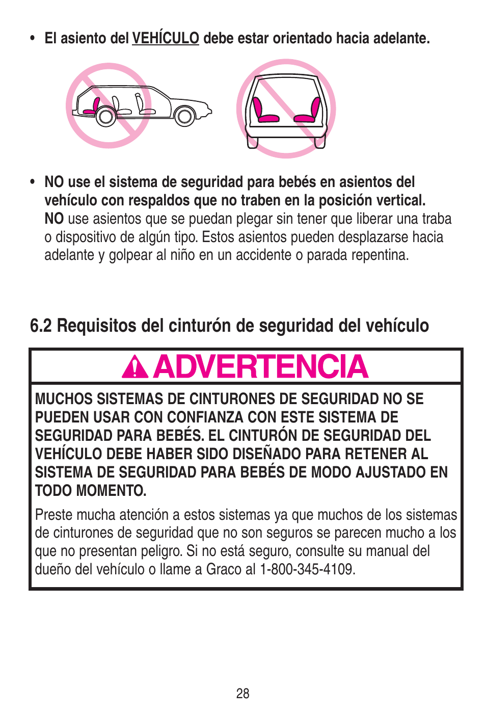 A advertencia | Graco SNUGRIDE 30 PD115793C User Manual | Page 72 / 88