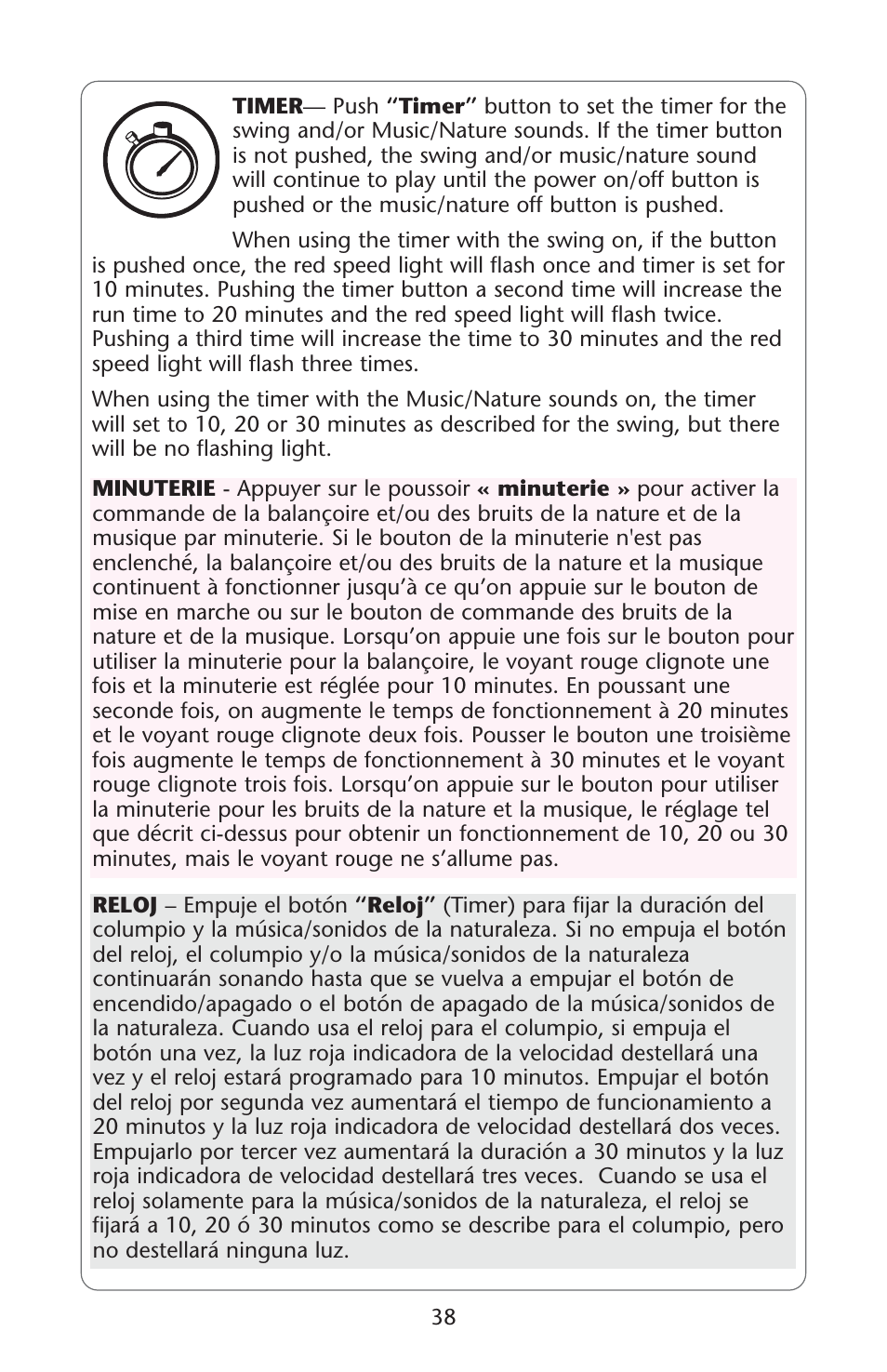 Graco PD107647A User Manual | Page 38 / 52