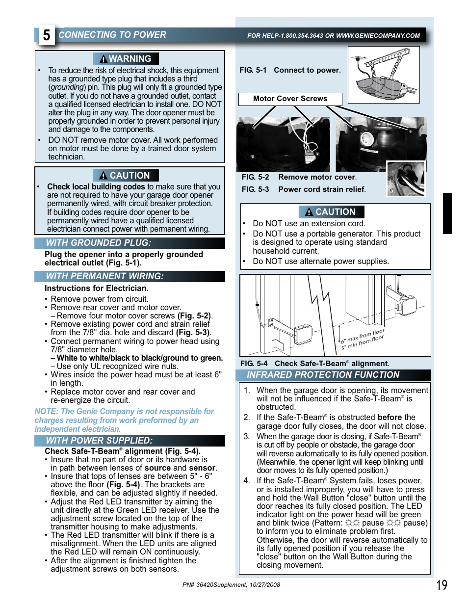 Genie BeltLift 1022 User Manual | Page 19 / 66