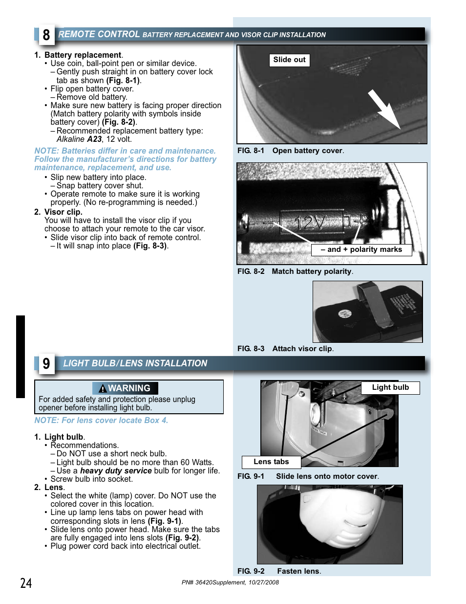 Genie BeltLift 1022 User Manual | Page 24 / 66