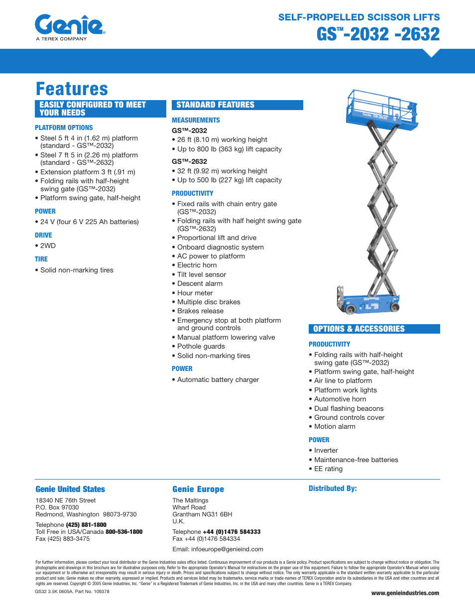 Features | Genie GS-2032 User Manual | Page 2 / 2