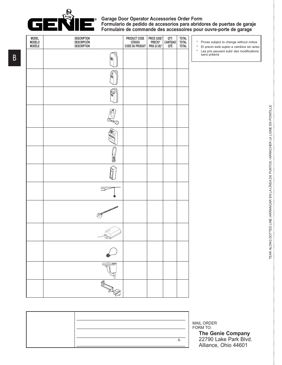 Genie 3452535556 GCG User Manual | Page 26 / 27