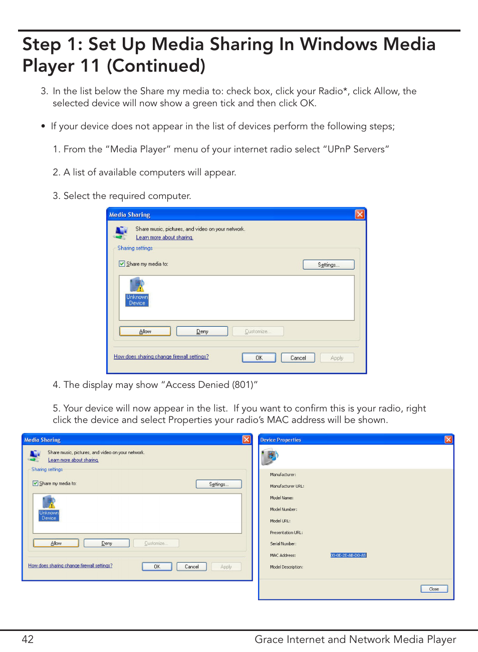 Grace Digital GDI-IR3000 User Manual | Page 42 / 44