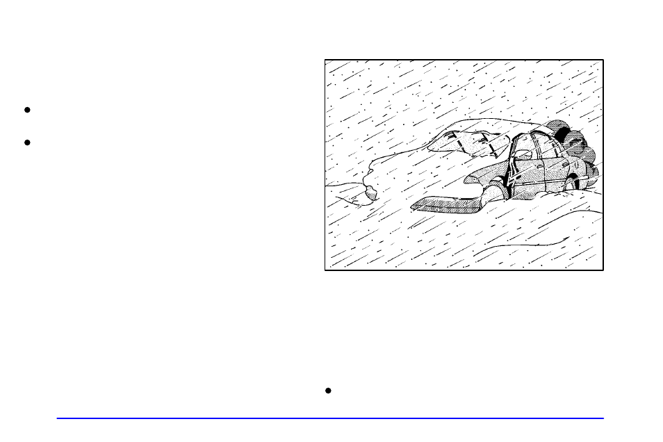 If you're caught in a blizzard | Buick 2002 Century User Manual | Page 205 / 357