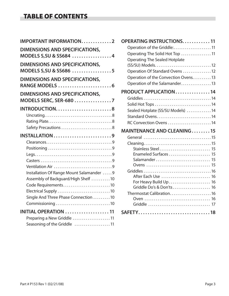 Garland SS680 User Manual | Page 3 / 20