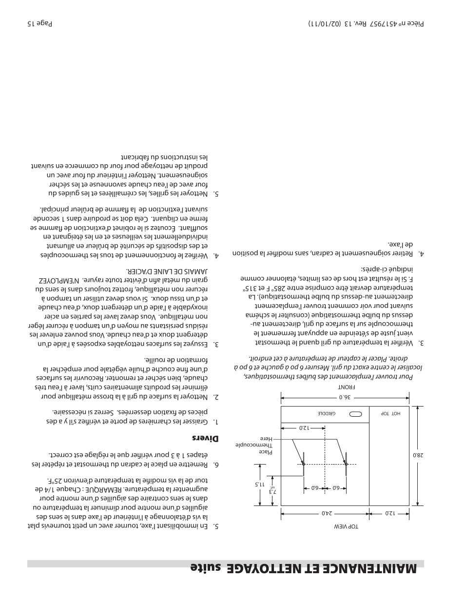 Maintenance et nett oy age suite | Garland STW286A User Manual | Page 42 / 56