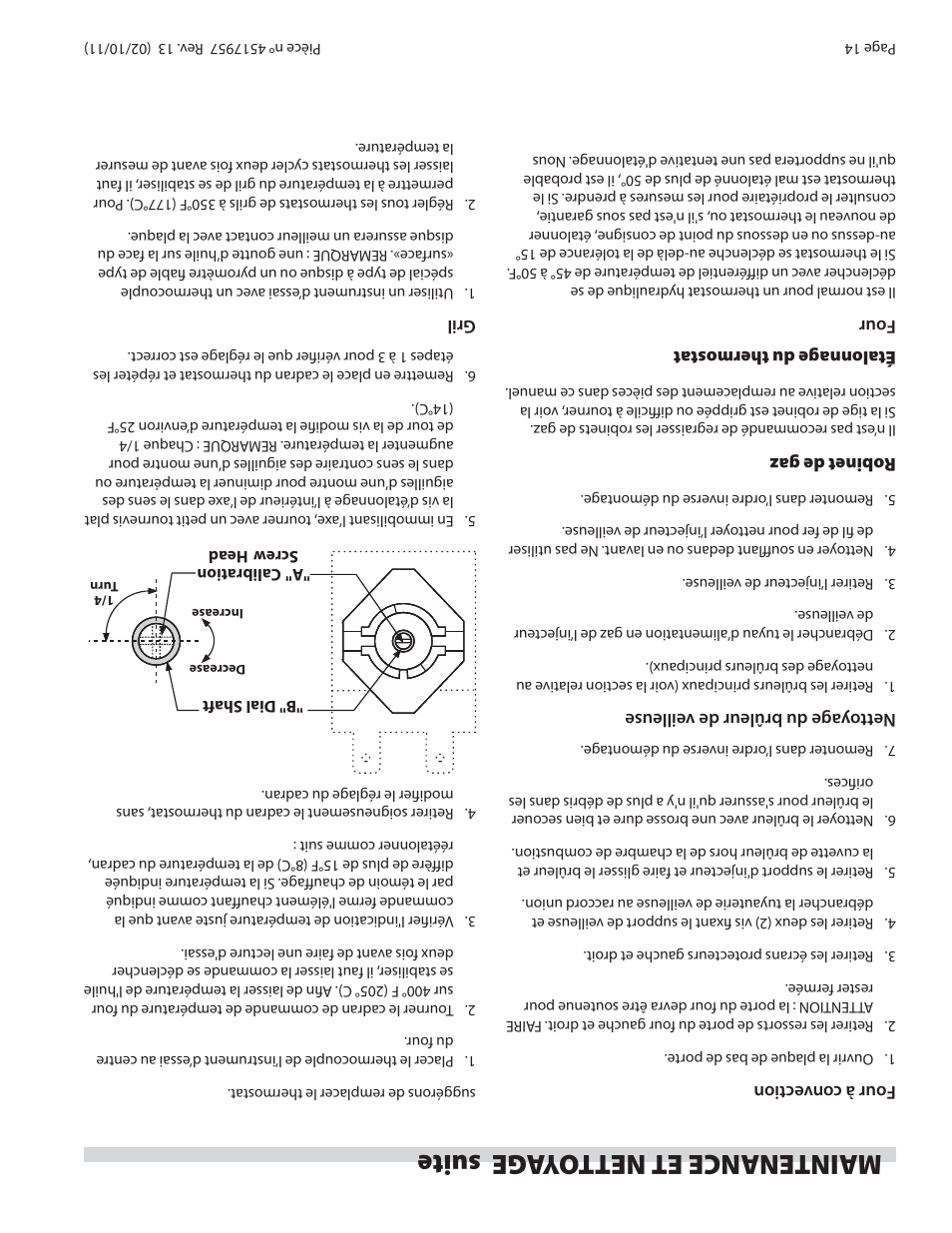 Maintenance et nett oy age suite | Garland STW286A User Manual | Page 43 / 56