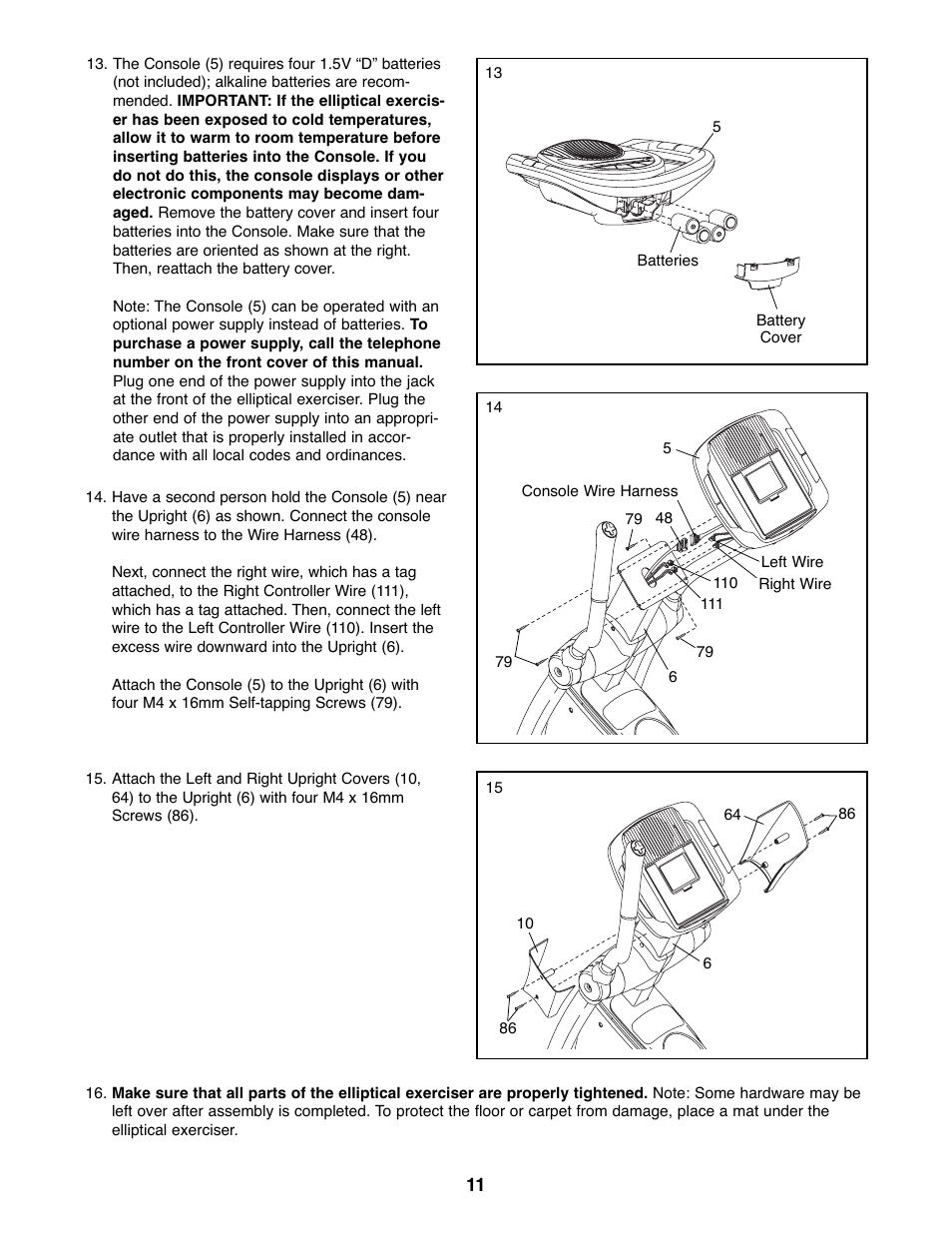 Gold's Gym GGEL67907.0 User Manual | Page 11 / 28