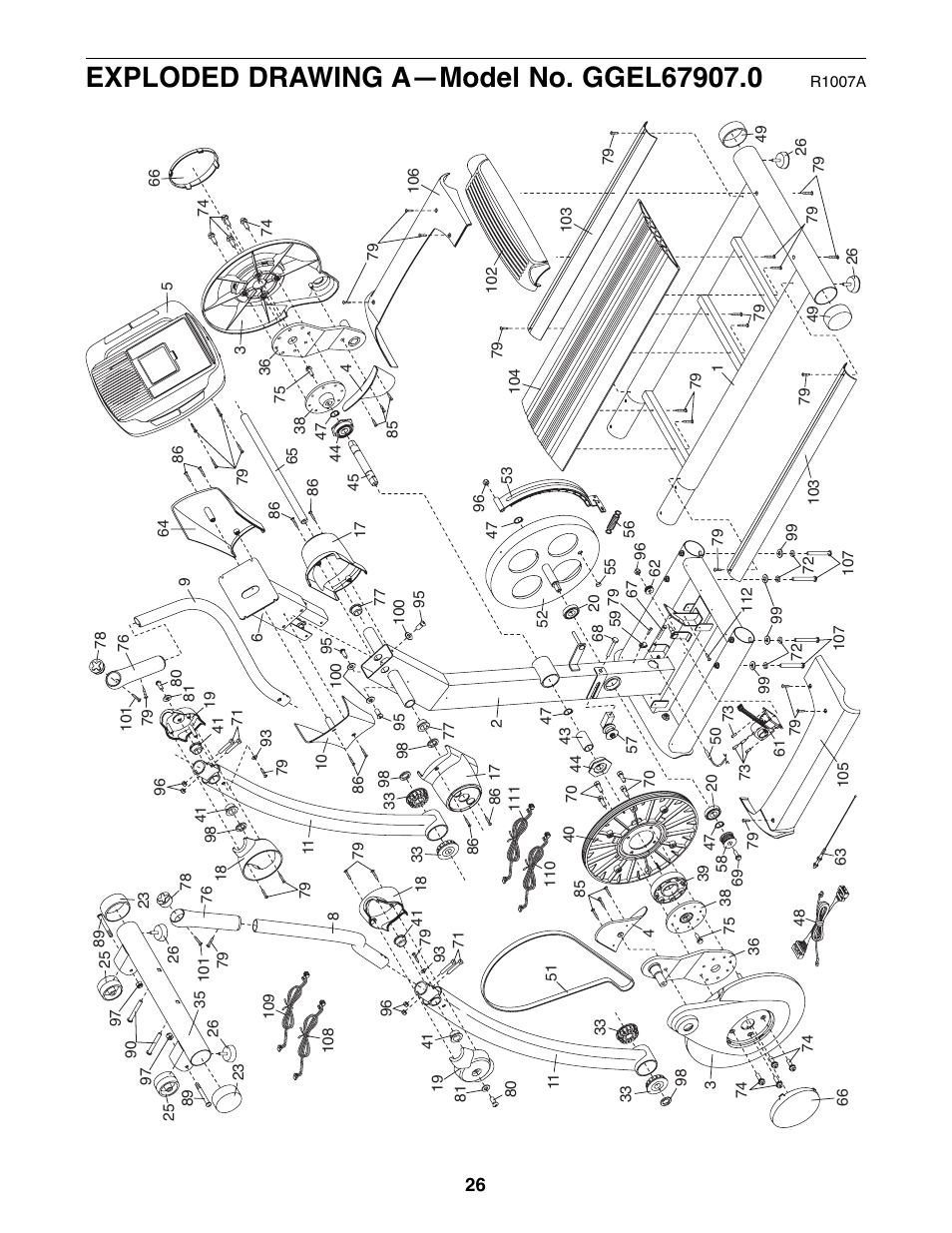 Gold's Gym GGEL67907.0 User Manual | Page 26 / 28