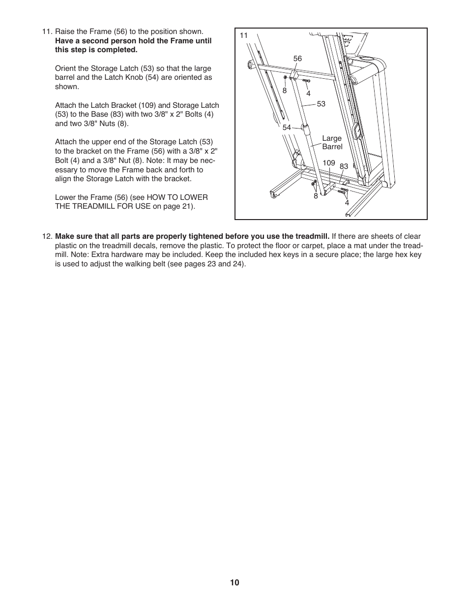 Gold's Gym GGTL90608.0 User Manual | Page 10 / 32