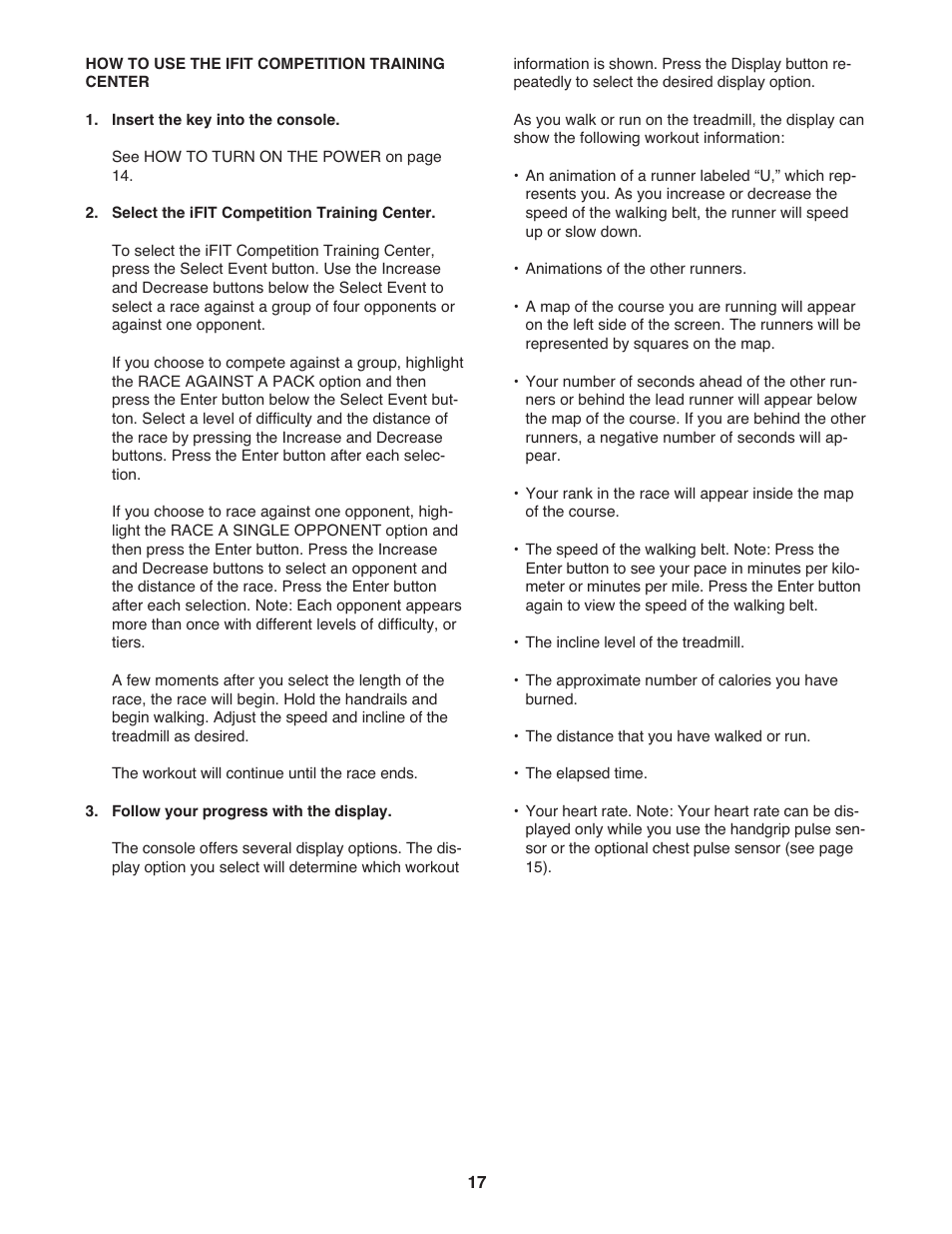 Gold's Gym GGTL90608.0 User Manual | Page 17 / 32