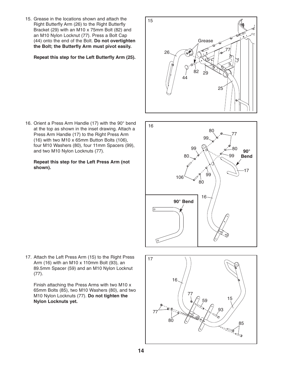 Gold's Gym Platinum GGSY3058.0 User Manual | Page 14 / 36