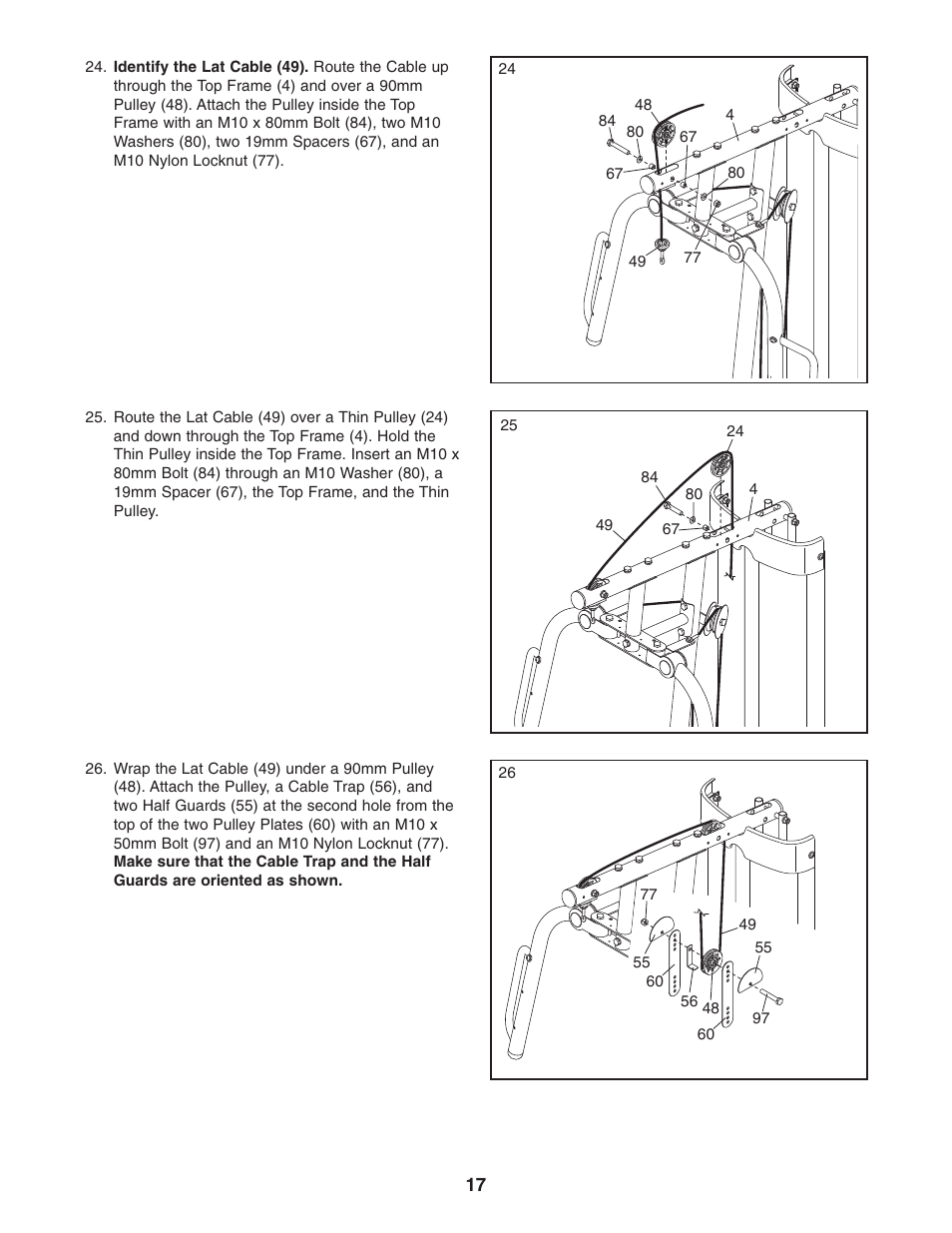 Gold's Gym Platinum GGSY3058.0 User Manual | Page 17 / 36