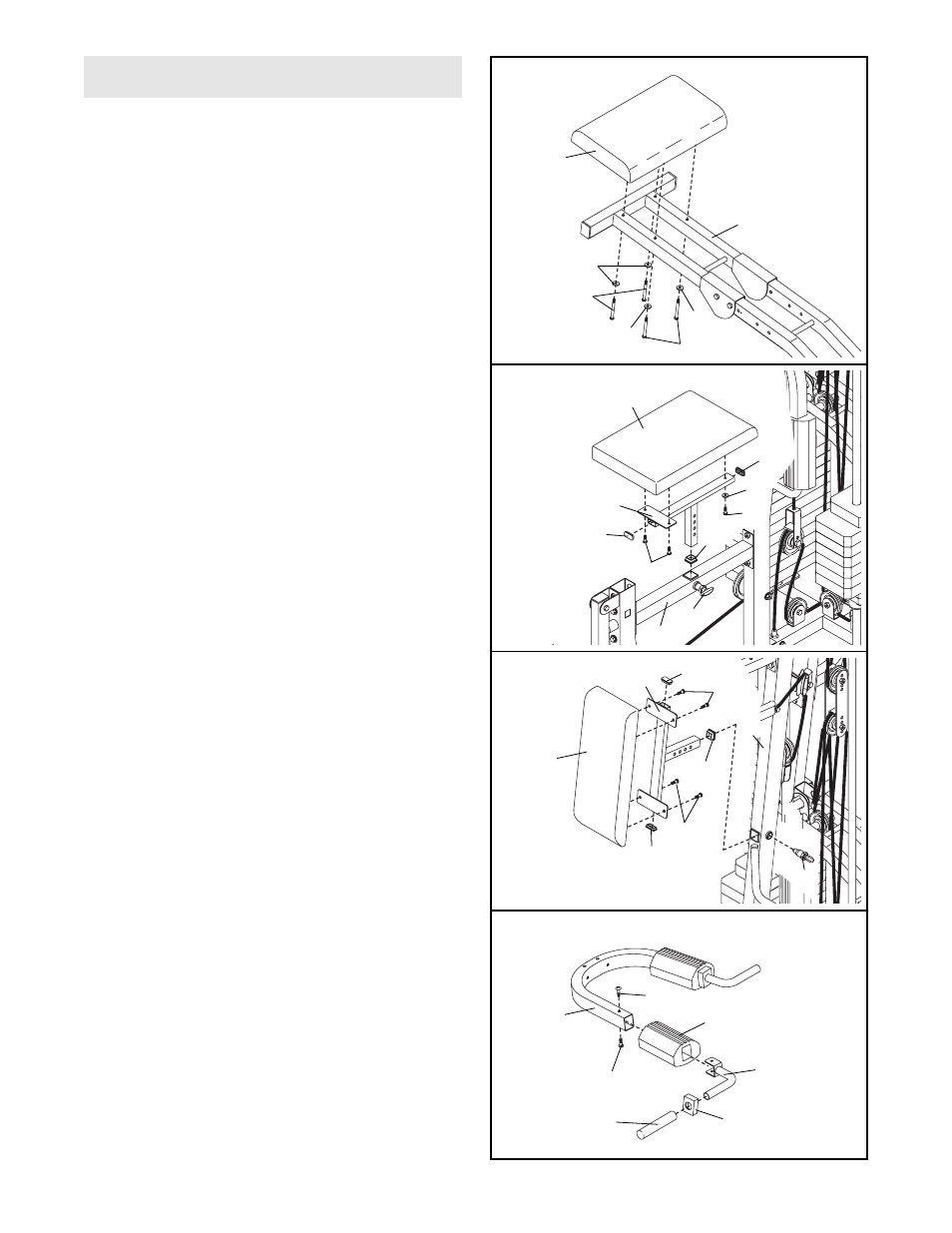 Seat assembly | Gold's Gym XRT 75 GGSY69320 User Manual | Page 24 / 42