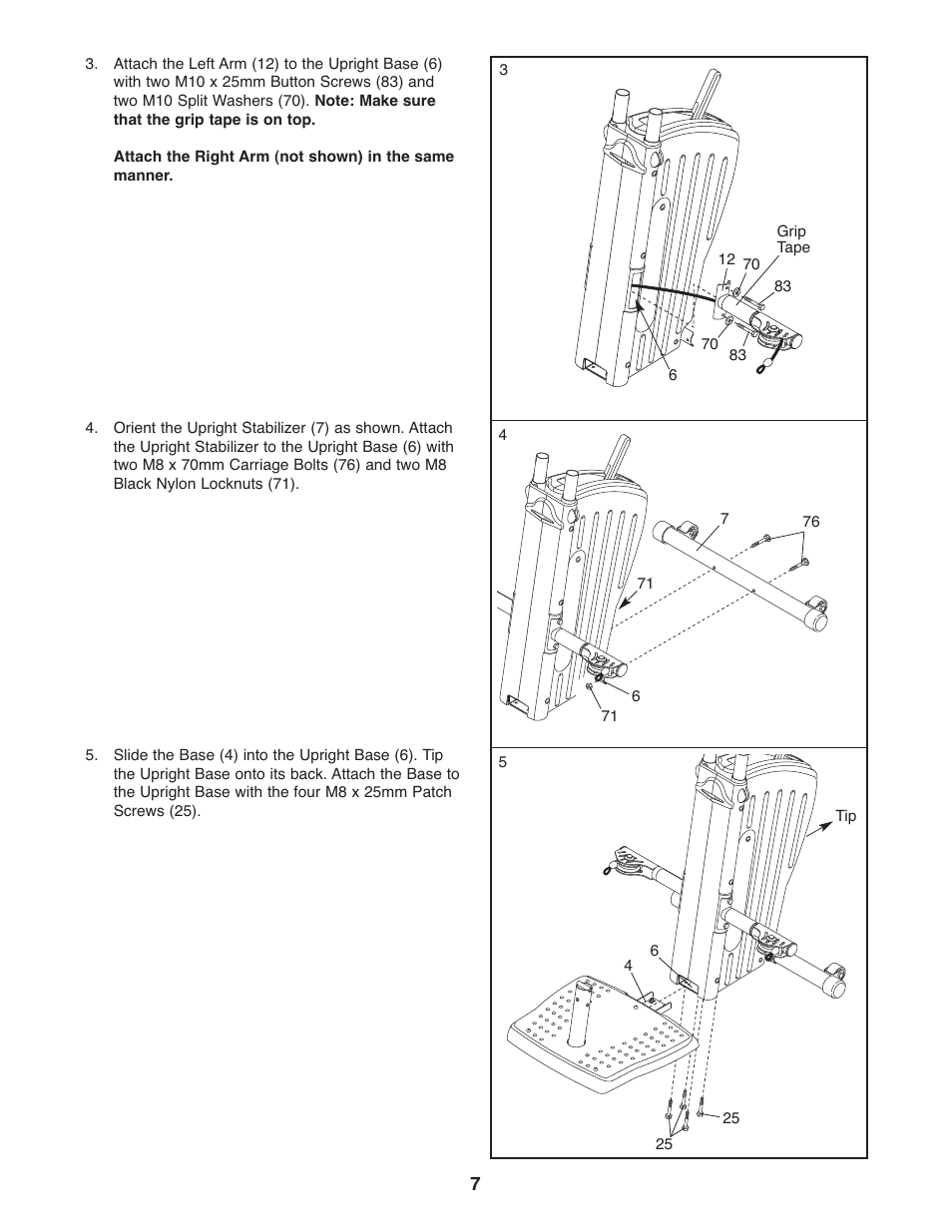 Gold's Gym GGSY2921.0 User Manual | Page 7 / 17