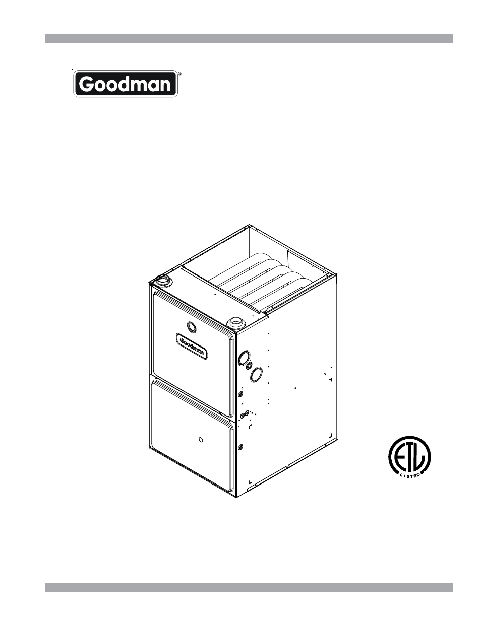 Goodman Mfg GMH95 User Manual | 15 pages