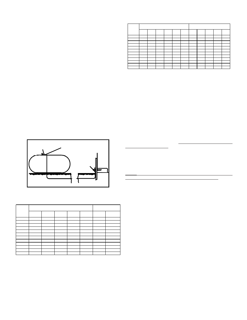 Stalactic, Clyde’s, Or john crane | Propane gas installation (typ.), Propane gas piping chart i | Goodman Mfg GAS-FIRED WARM AIR FURNACE GKS9 User Manual | Page 27 / 40