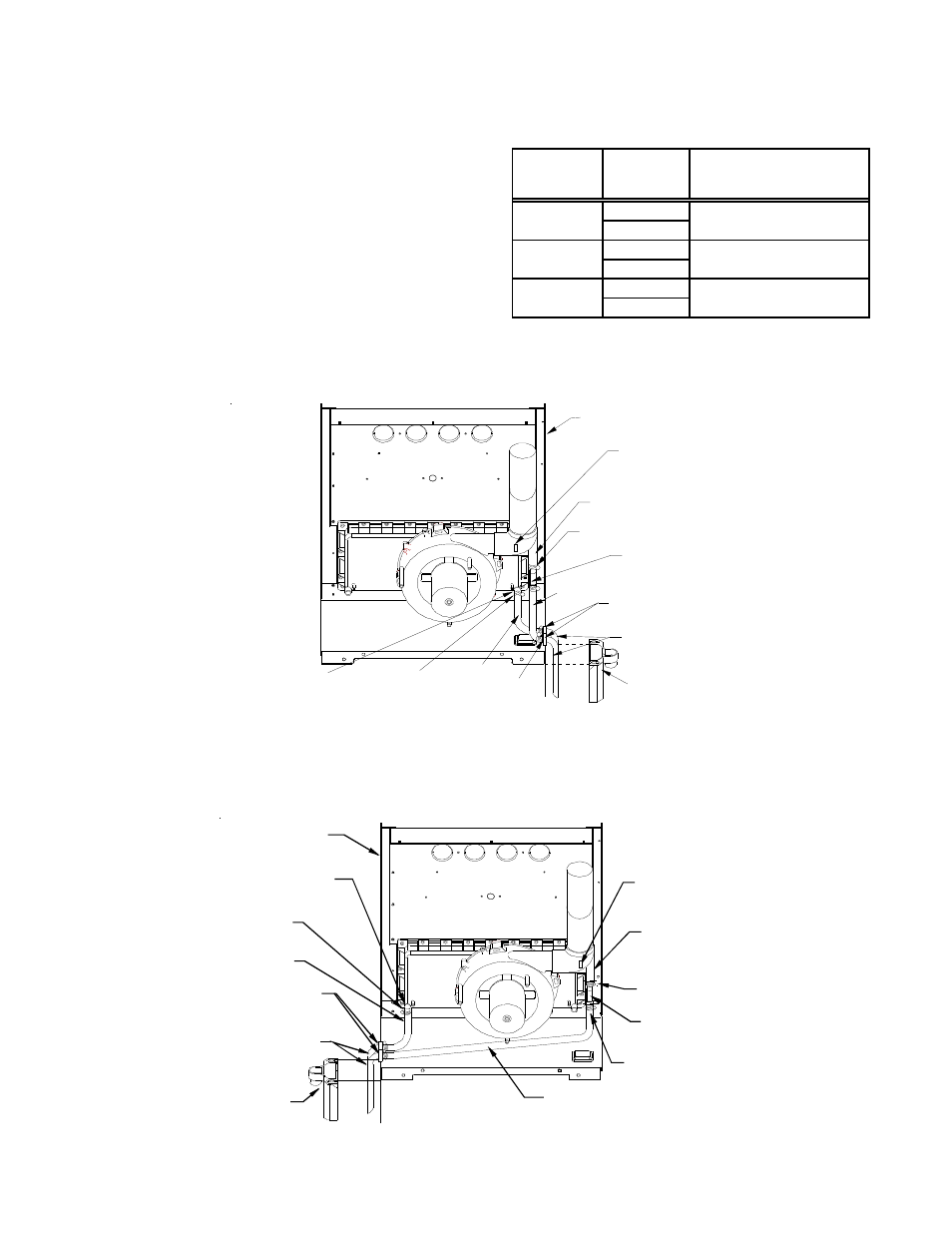 Upright “standard” connections - right side, Upright “standard” connections - left side | Goodman Mfg GKS9 User Manual | Page 19 / 36
