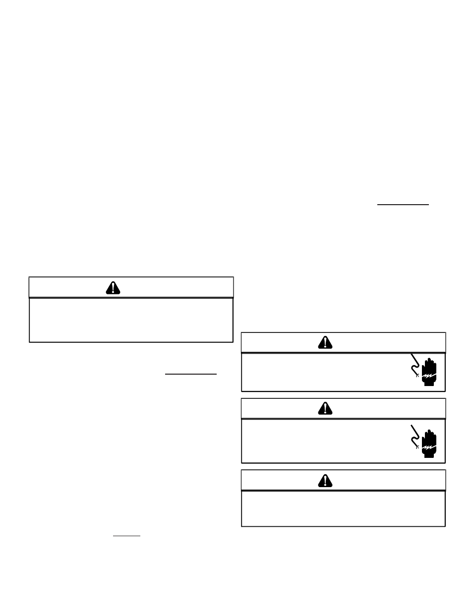 Warning, Caution | Goodman Mfg GKS9 User Manual | Page 22 / 36