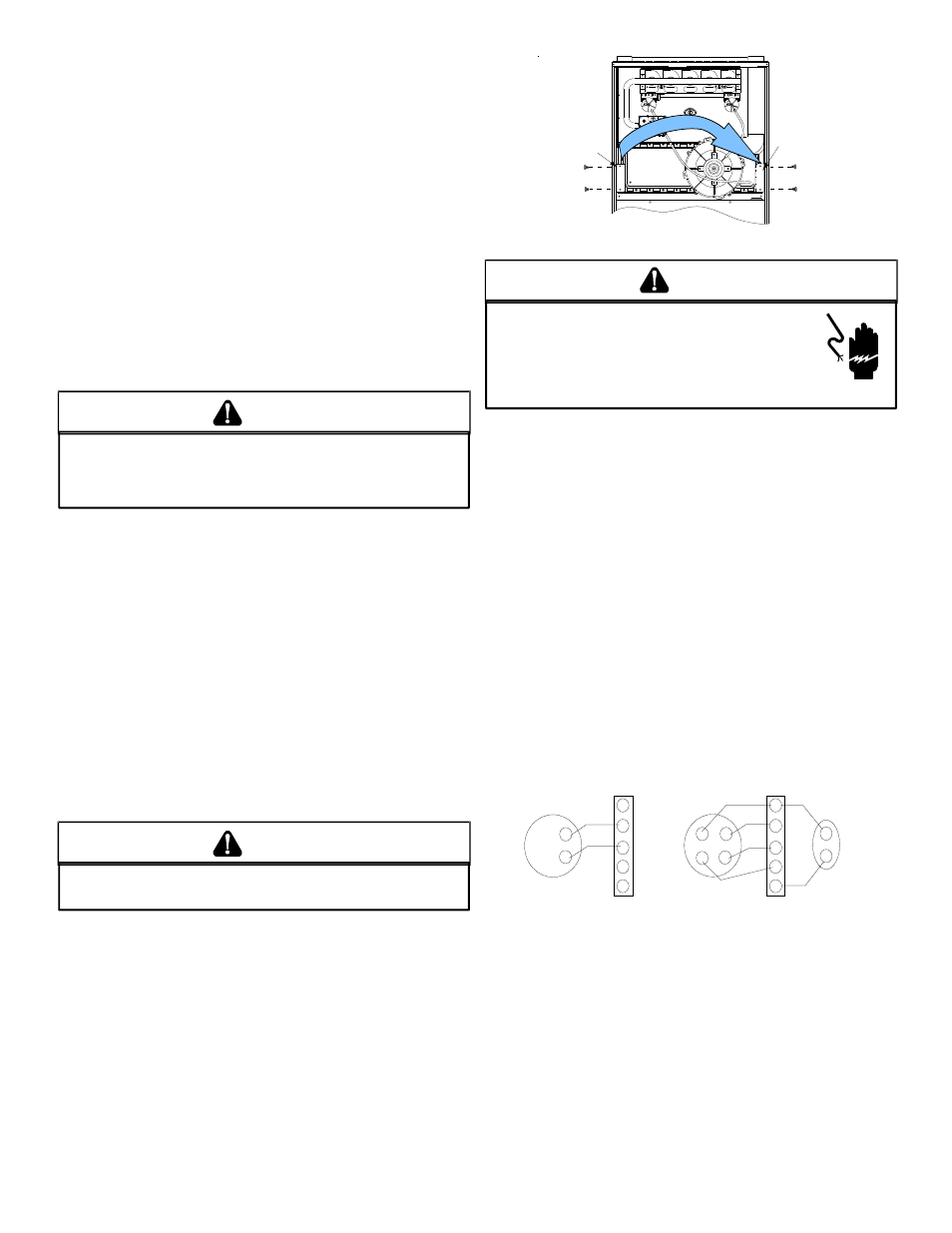 115 v, 24 v, Warning | Goodman Mfg GKS9 User Manual | Page 23 / 36