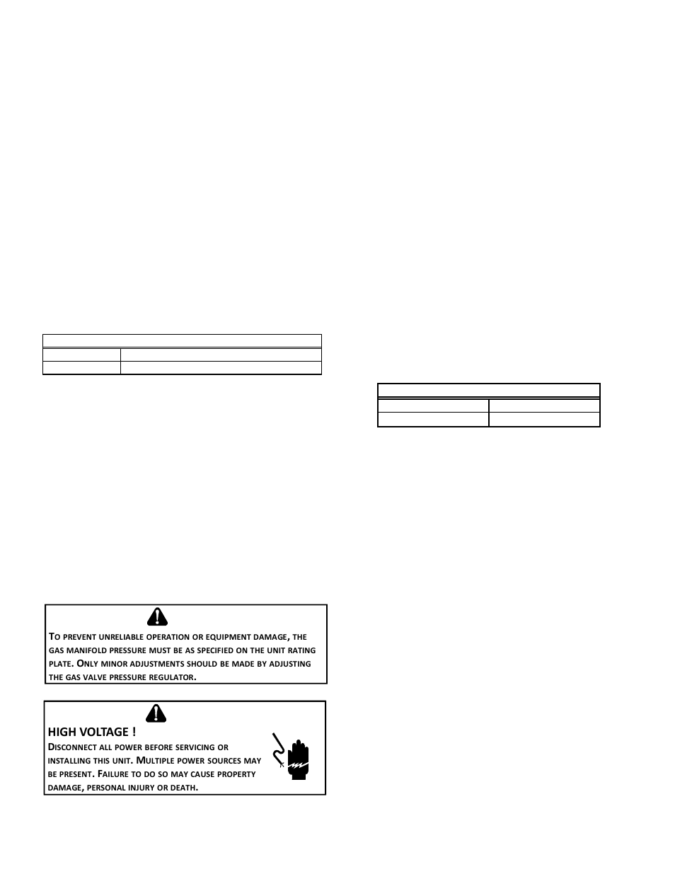 High voltage | Goodman Mfg GKS9 User Manual | Page 29 / 36