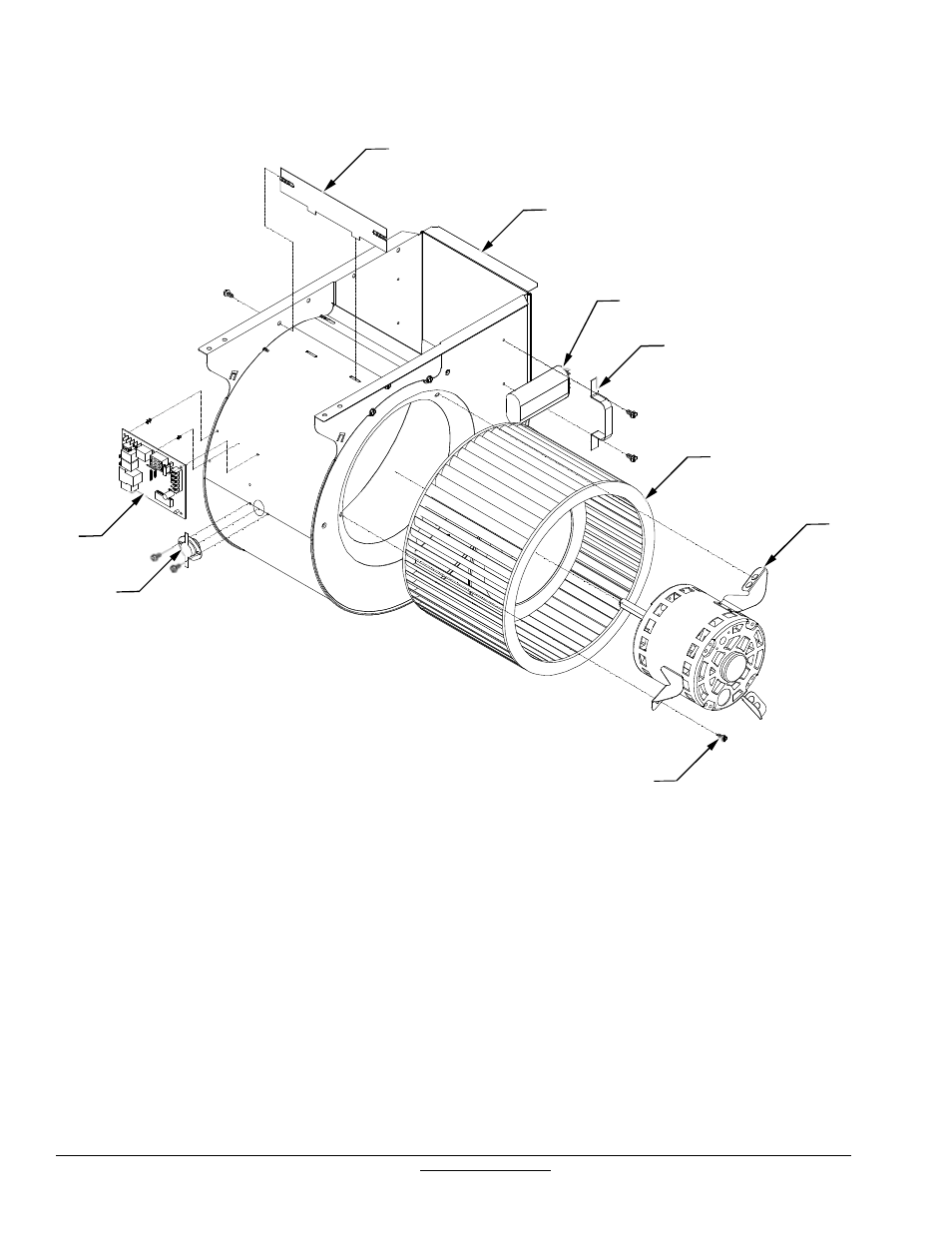 Blower assembly | Goodman Mfg GDH81155CXCB User Manual | Page 6 / 10