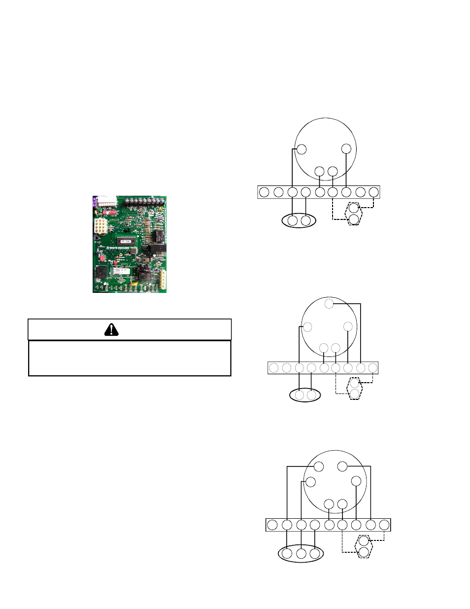 24 v, Warning | Goodman Mfg AMV8 User Manual | Page 15 / 32