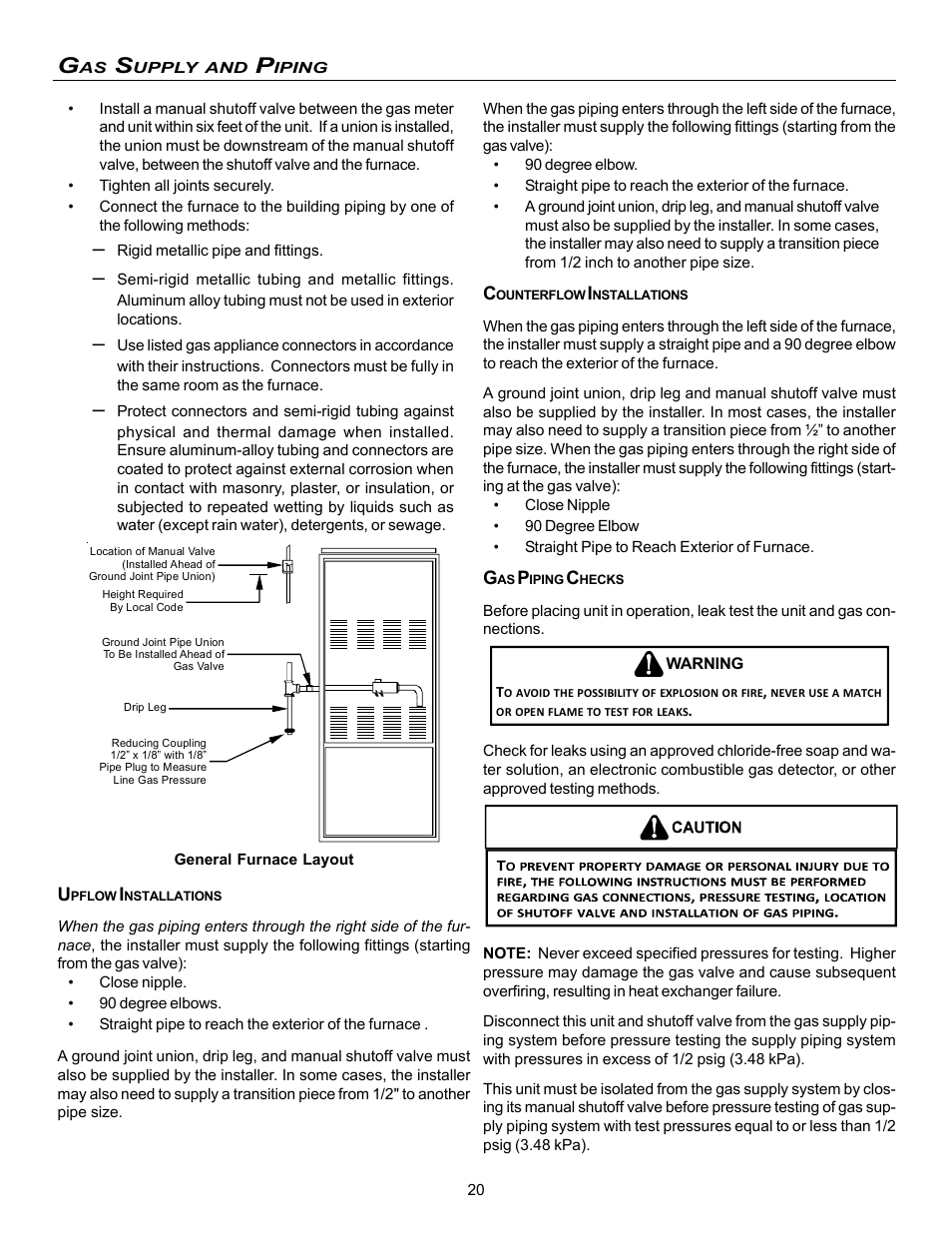 Goodman Mfg VC8 User Manual | Page 20 / 48