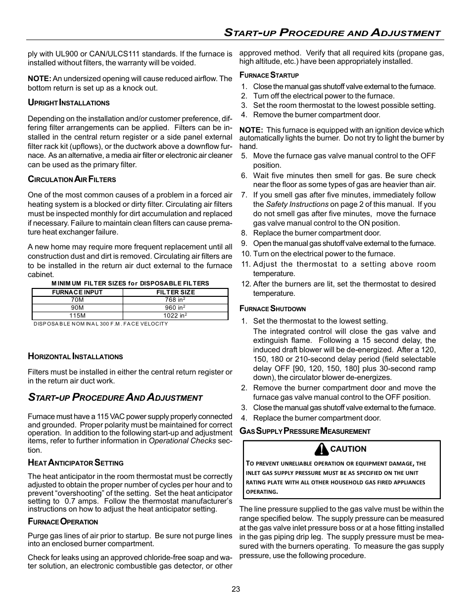 Goodman Mfg VC8 User Manual | Page 23 / 48