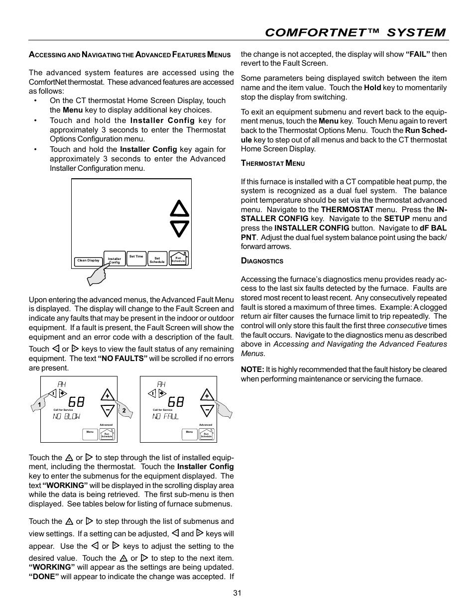 Comfortnet™ system | Goodman Mfg VC8 User Manual | Page 31 / 48