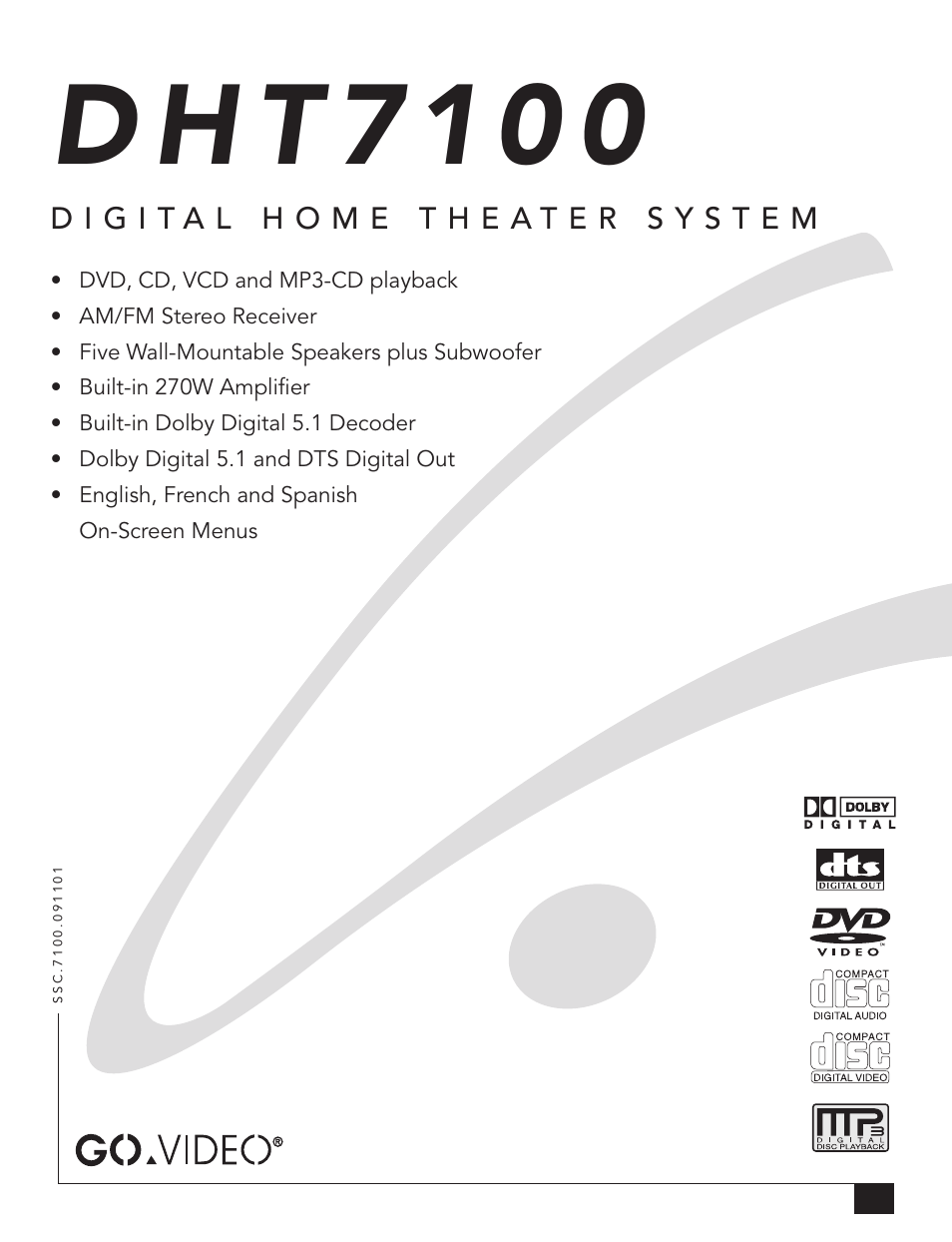 GoVideo DHT7100 User Manual | 42 pages