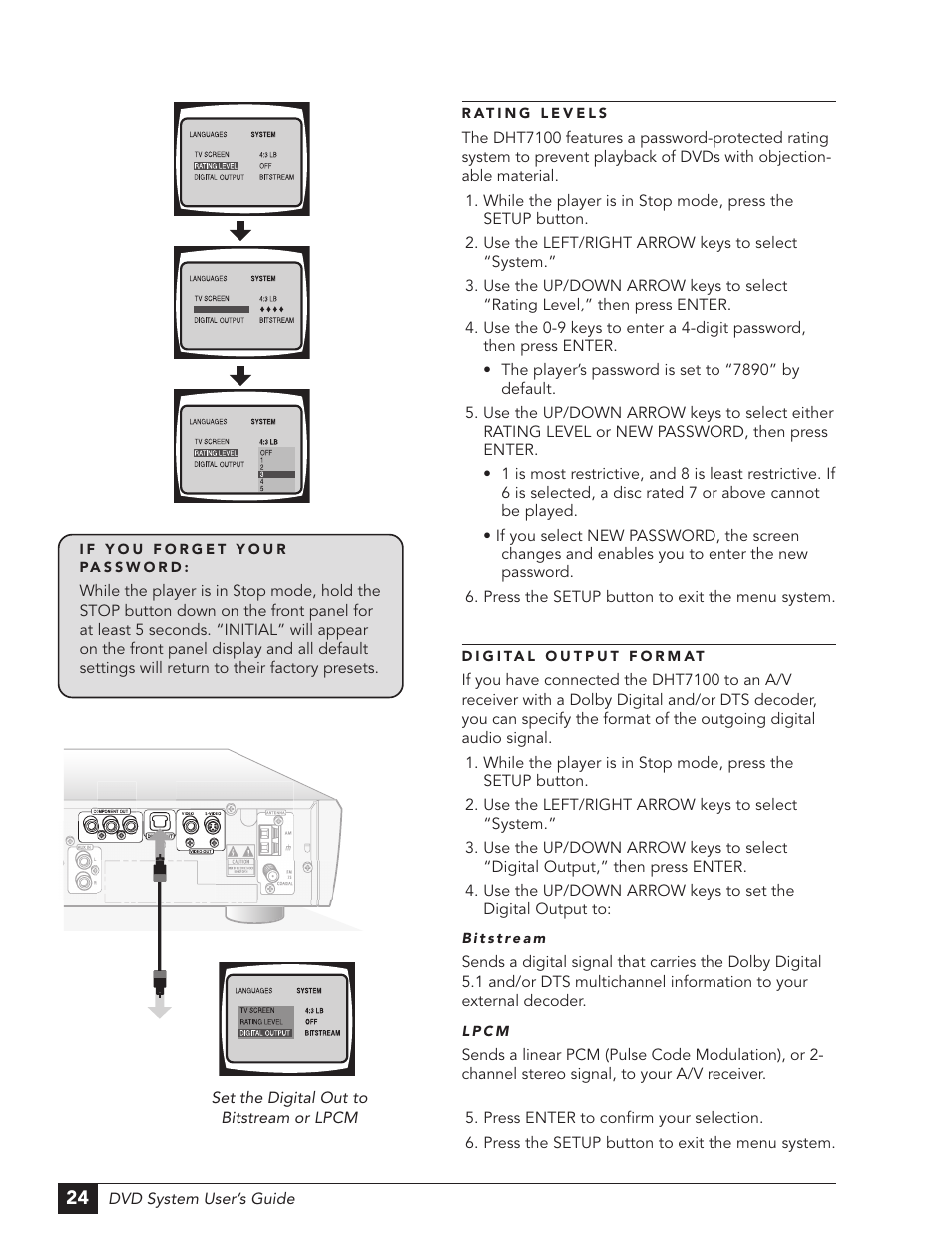 GoVideo DHT7100 User Manual | Page 30 / 42