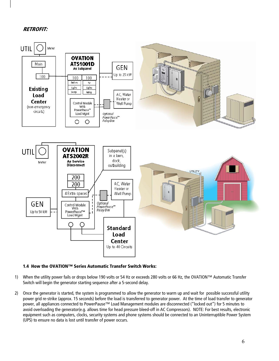 GenTran OVATION ATS2001D User Manual | Page 6 / 36